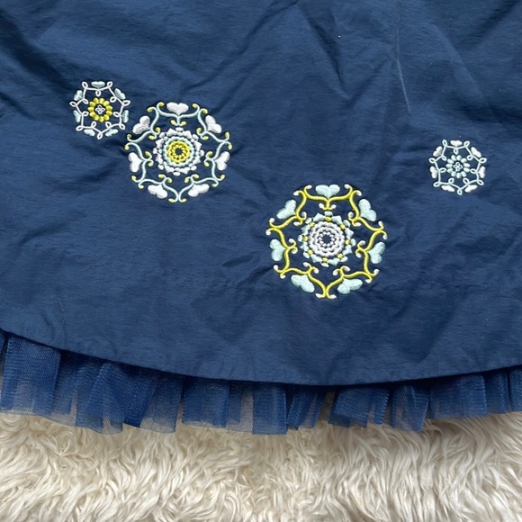 Janie and Jack 12-18m navy dress with tulle - Picture 3 of 4